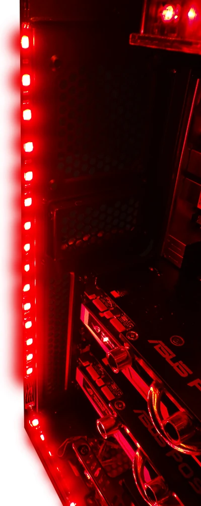„BitFenix Alchemy 2.0“ magnetinė LED juostelė, 60 cm, 30 LED, raudona