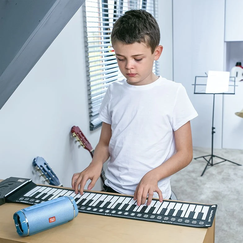 Bitmat Dna Professional Sulankstomas vaikiškas pianinas DNA ROLL 49