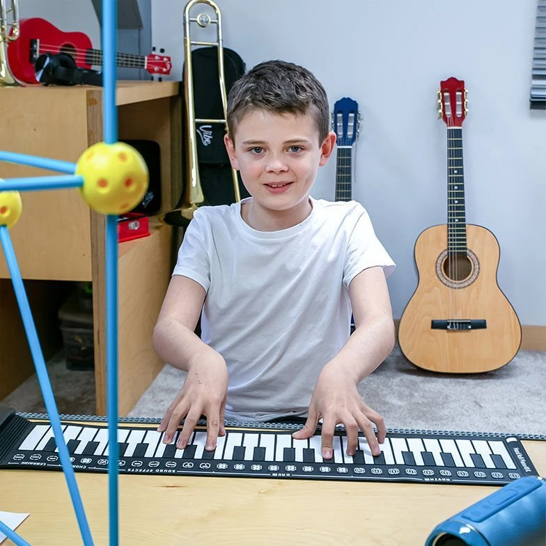 Bitmat Dna Professional Sulankstomas vaikiškas pianinas DNA ROLL 49