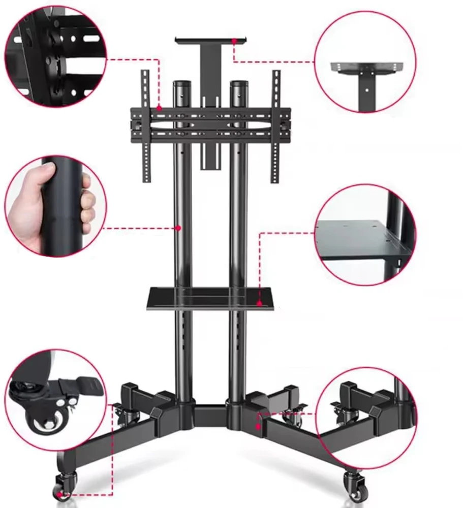 Televizoriaus stovas DNA Professional DNA TV Stand, 32–70" ekranams