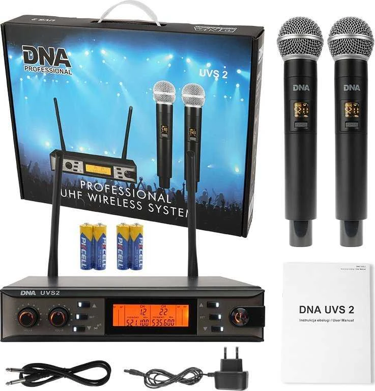 DNR DNA UVS 2 belaidė mikrofono garso sistema