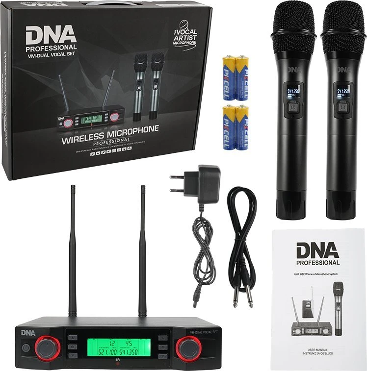 DNA Professional VM Dual Vocal Set - Belaidė mikrofono sistema