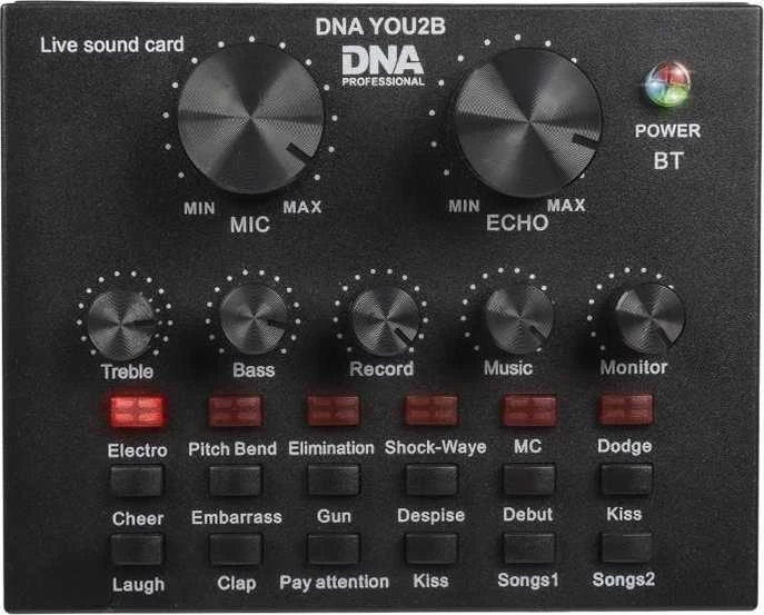 „Dna Professional DNA YOU2B“ – podkasto rinkinys (mikrofonas, garso sąsaja, trikojis)