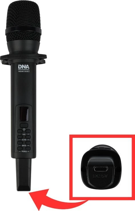 DNR DNA FREEMIC dvigubas belaidžių mikrofonų rinkinys