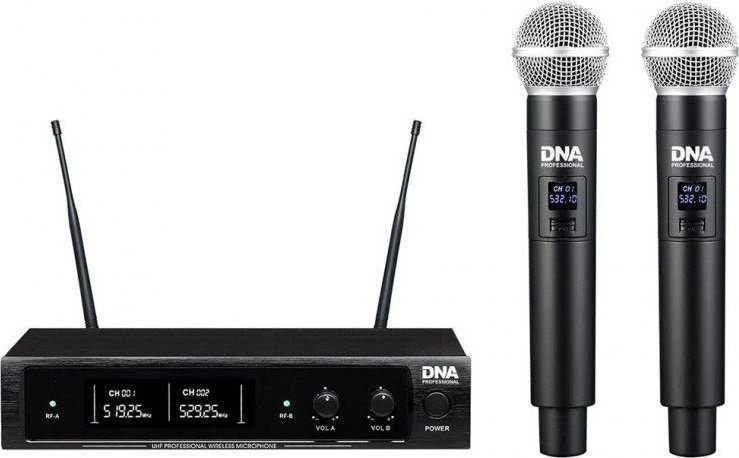 Dna Professional DNA DJ DUAL VOCAL - belaidis vokalinis mikrofonas