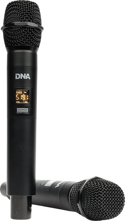 DN1 DNA VM dvigubo vokalo efektų rinkinys belaidis mikrofonas.