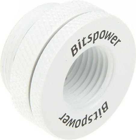 Bitspower baltas korpuso sujungimas G1/4