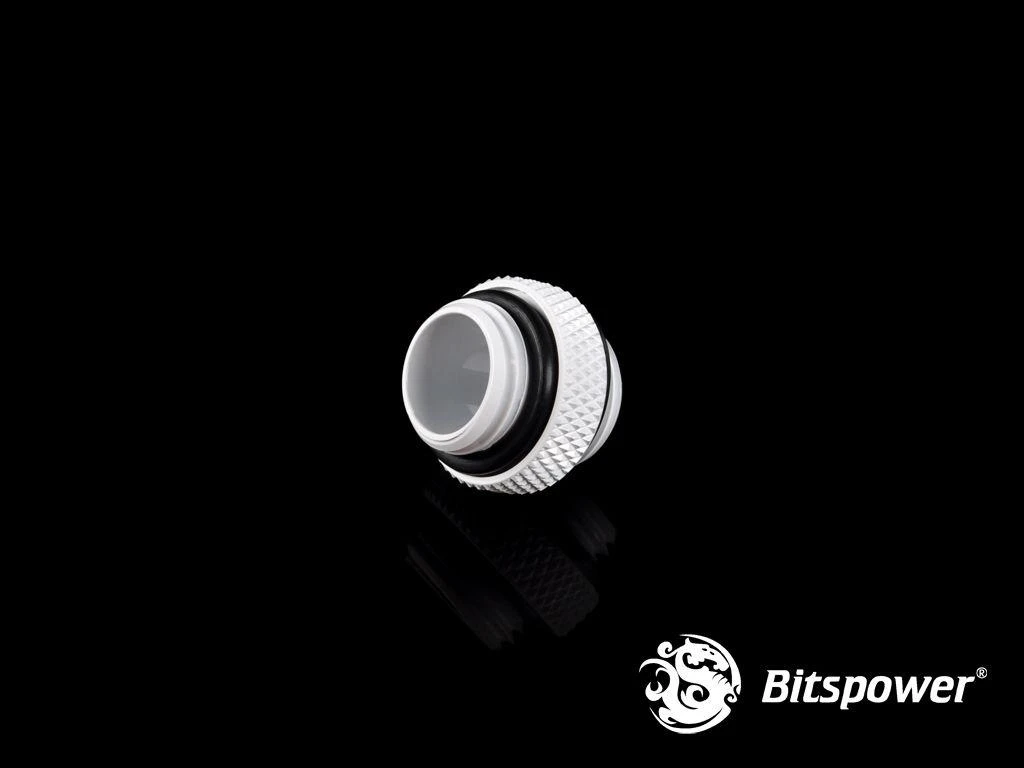 Bitspower G1/4 tiesus sujungimas, baltas