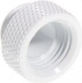 Baltas G1/4 adapteris su rantytu korpusu