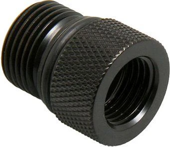 Bitspower adapteris G3/8 į G1/4 matinis juodas