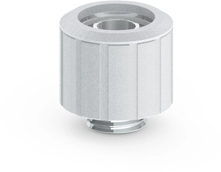 Bitspower Artemis Anschluss gerade G1/4 col. AG auf 16/10mm – Sandblast sidabrinis