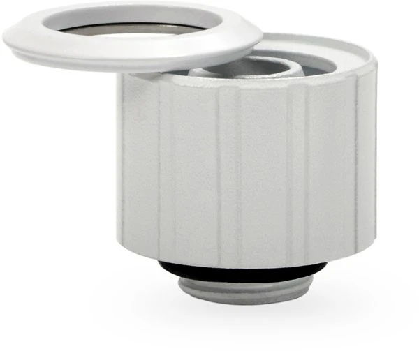 „Bitspower Artemis“ jungtis tiesi G1/4 spalvos AG į 16/10 mm „Arctic Baltas“