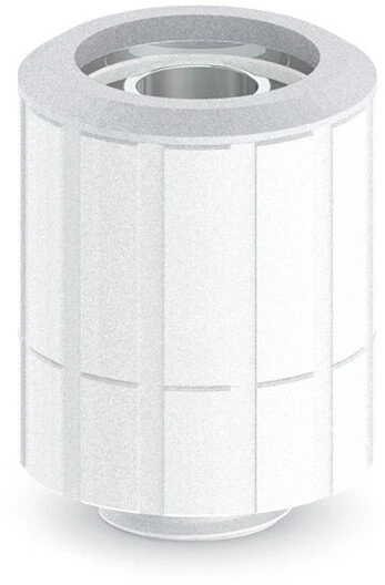 Bitspower Artemis Anschluss gerade G1/4 col. AG auf 16/10mm, drehbar – Arctic baltas