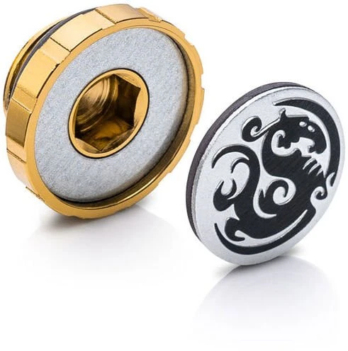 Bitspower Artemis aklė su drakono emblema