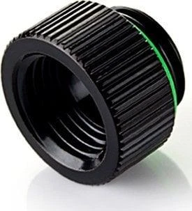 „Bitspower Touchaqua“ adapteris tiesus G1/4 colio lizdas į G1/4 colio lizdą – 2 vnt. pakuotėje, 10 mm, juodas