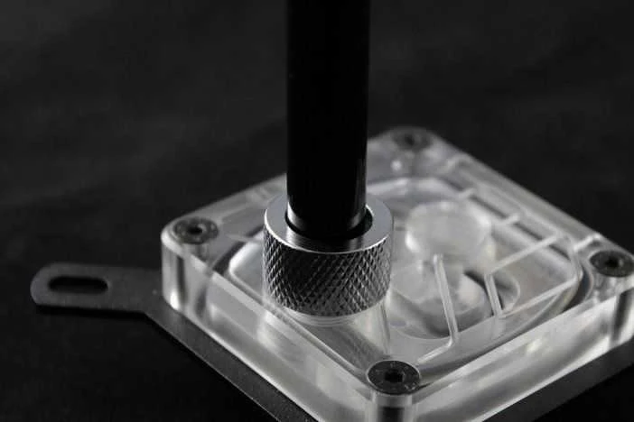 Bitspower Crystal Link vamzdelis 12/10 mm, ilgis 1000 mm – juodas