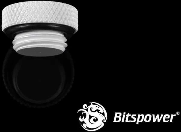 Bitspower sandarinimo kamštis G1/4 colio AG – baltas