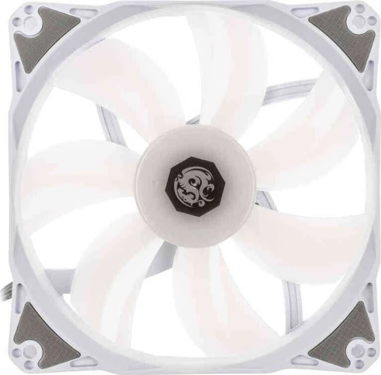 Bitspower Notos RGB PWM korpuso ventiliatorius, 120mm – baltos spalvos, 5er-Pack