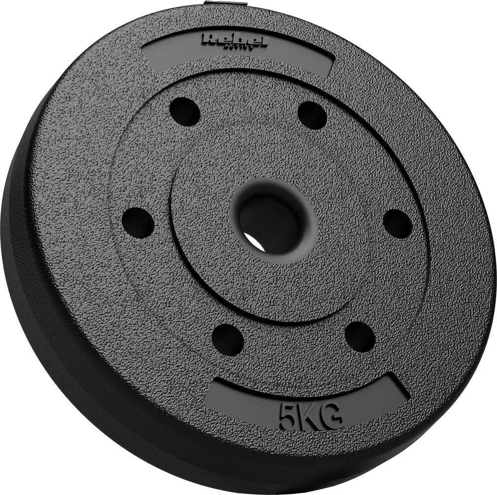 Bituminių apkrovų rinkinys 30kg (8x1.25kg + 4x2.5kg + 2x5kg), skylė 31mm, REBEL ACTIVE
