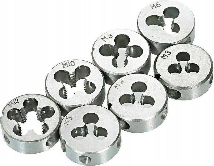 Bituxx Čiaupų ir sriegimo įrankių rinkinys 32 vnt. (M3-M12) metalinis lagaminas