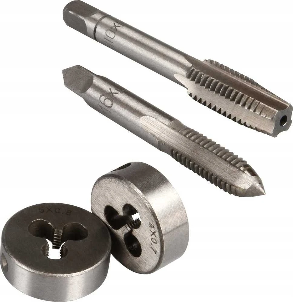 Bituxx Čiaupų ir sriegimo įrankių rinkinys 32 vnt. (M3-M12) metalinis lagaminas