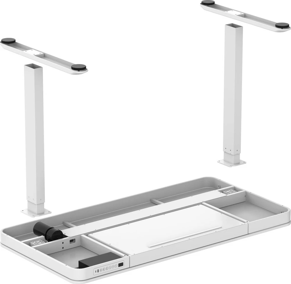 „Activejet“ stalas su elektriniu aukščio reguliavimu 140x70 ET119W-C baltas