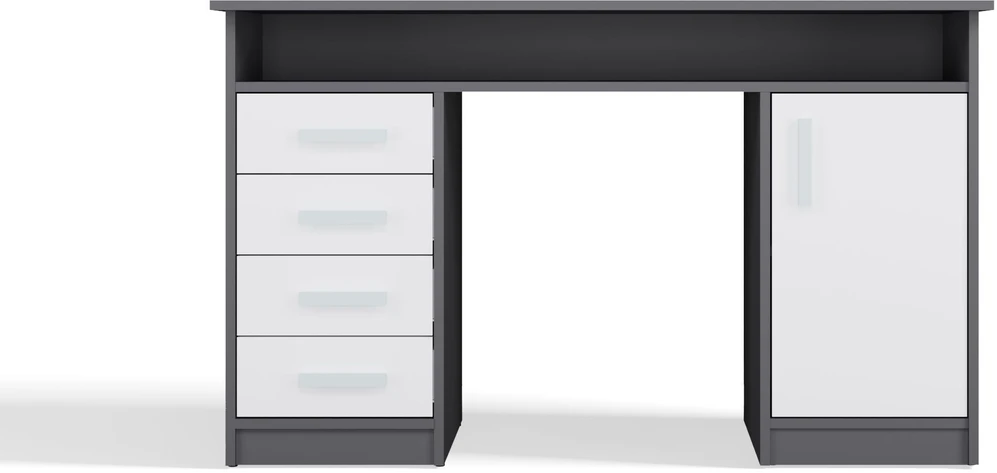 Antracitinio spalvos rašomasis stalas 125 cm x 55 cm