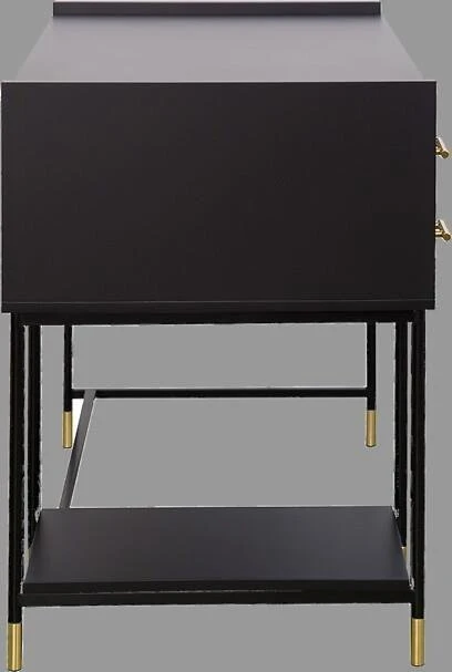 „Atmosphera Tedy“ rašomasis stalas, juodas, 110 cm x 55 cm