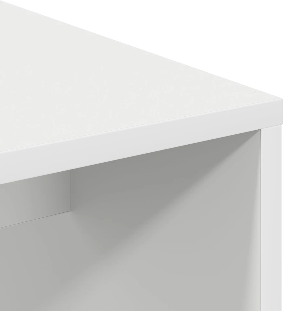 Stalas Balta 102 x 50 x 124 cm Apdirbta mediena