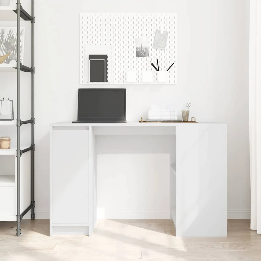 Rašomasis stalas, baltos, 120x42x76 cm, apdirbta mediena