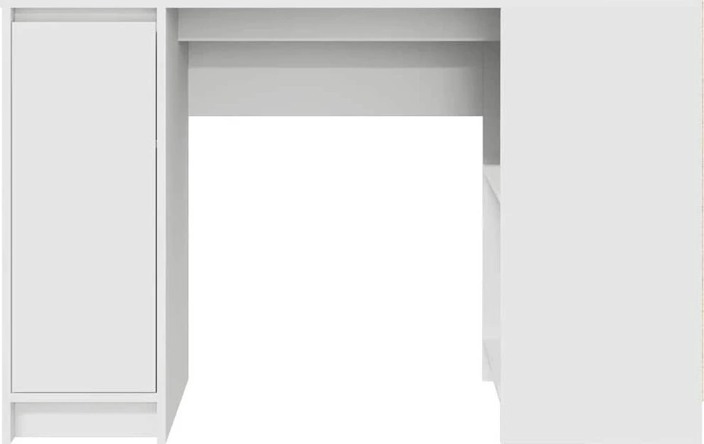 Rašomasis stalas, baltos, 120x42x76 cm, apdirbta mediena
