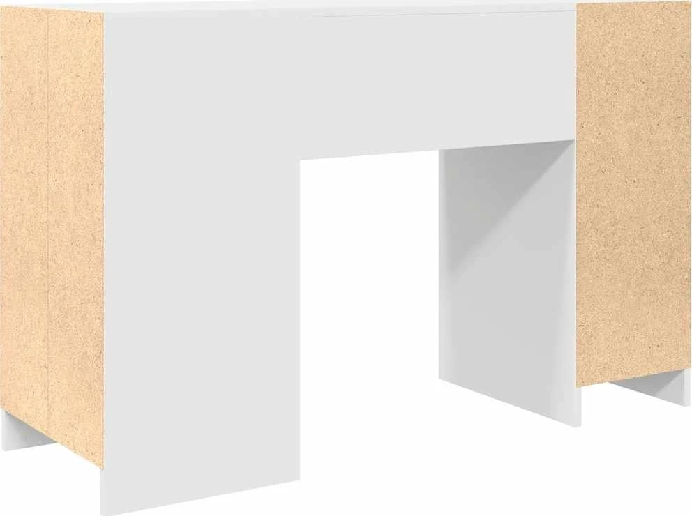 Rašomasis stalas, baltos, 120x42x76 cm, apdirbta mediena
