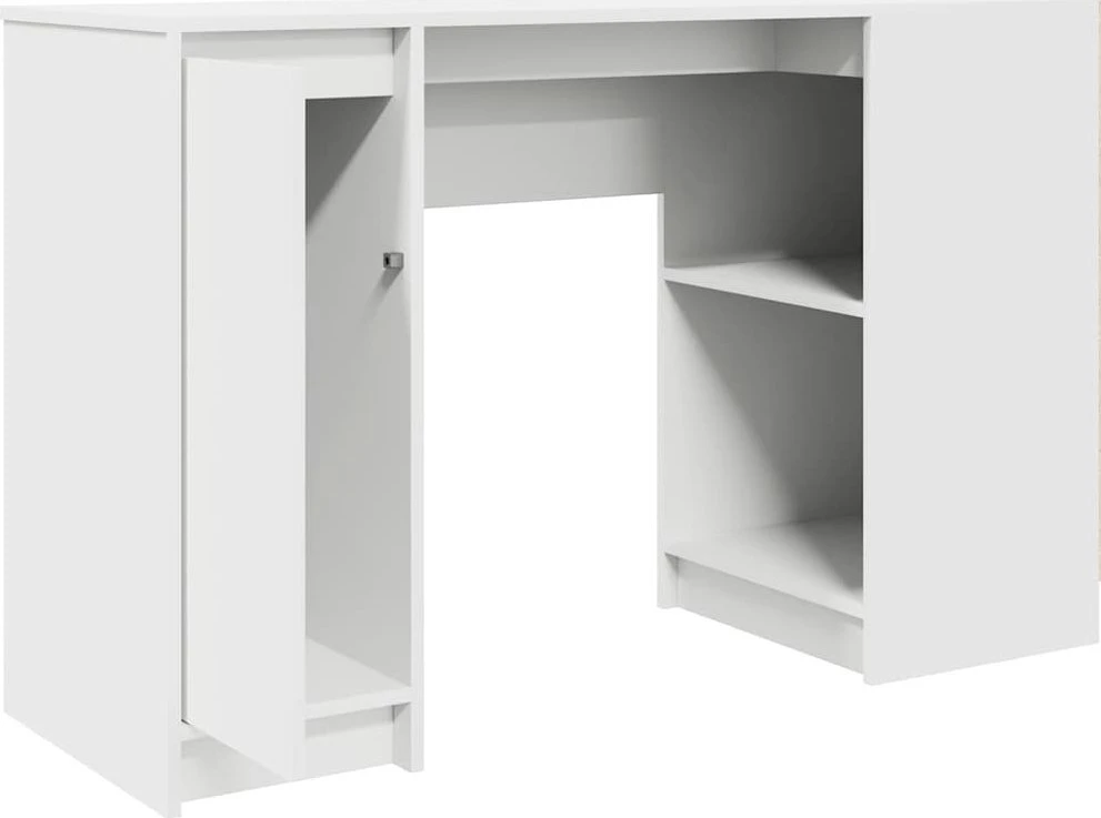 Rašomasis stalas, baltos, 120x42x76 cm, apdirbta mediena