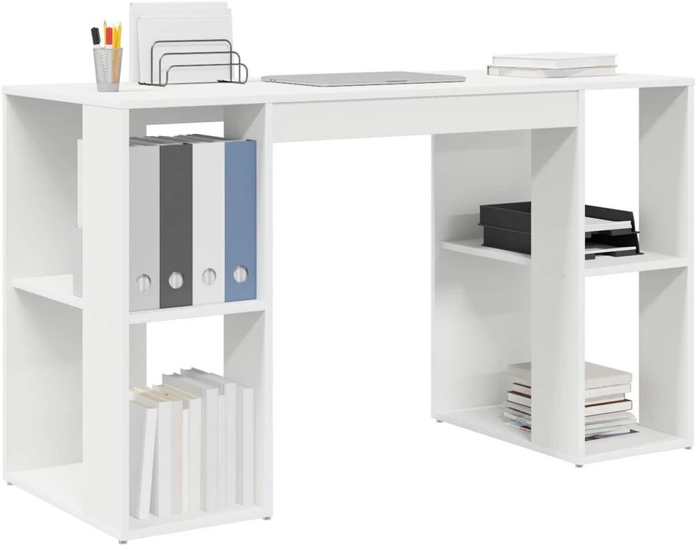 Stalas Balta Apdirbta mediena 130 x 50.5 x 75 cm