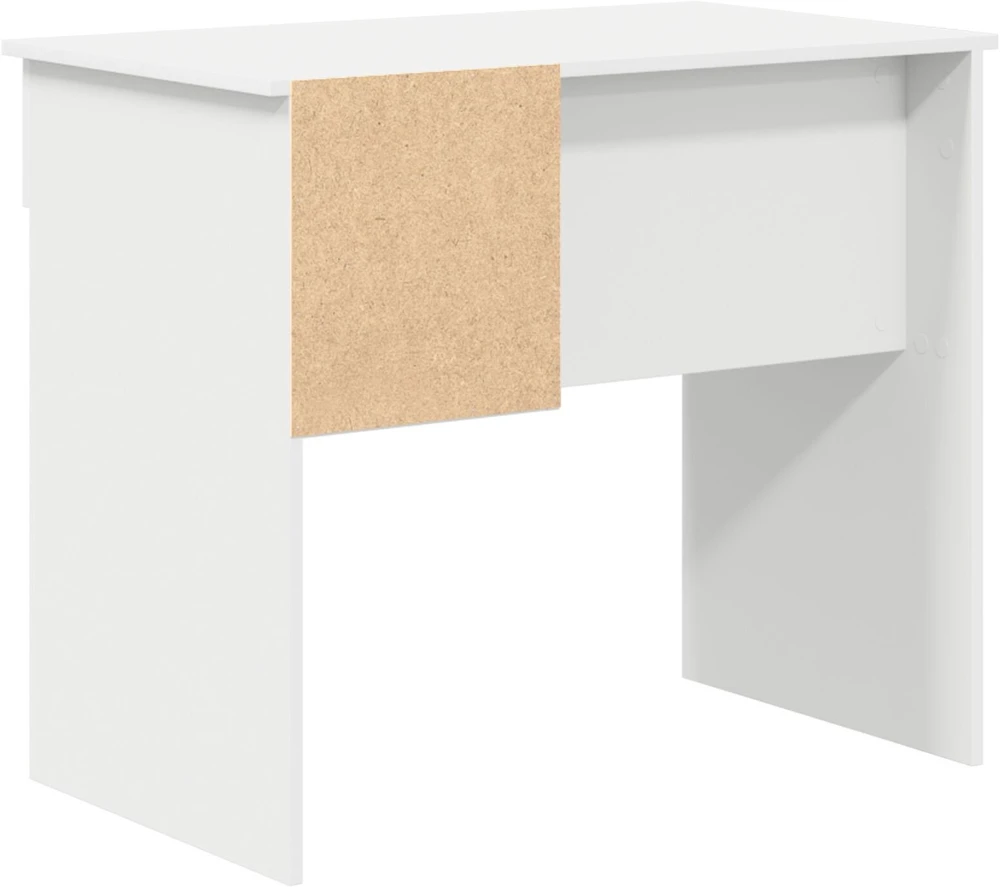 Stalas Balta 90 x 49 x 75 cm Apdirbta mediena