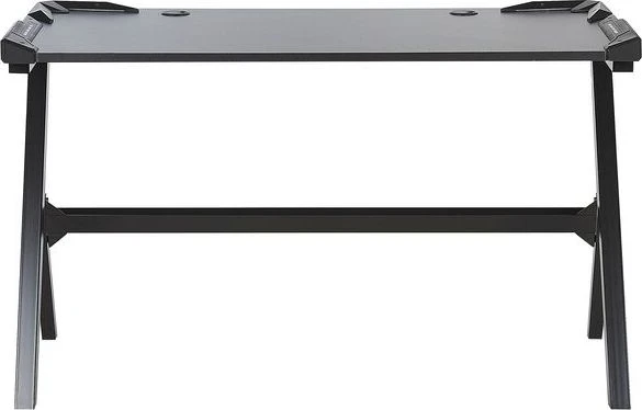 Beliani Žaidimų stalas DANVERS juodas 120 cm 60 cm RGB LED
