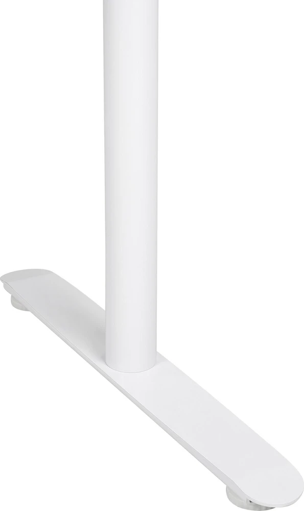 Beliani Reguliuojamo aukščio stalas DESTINAS rudas/baltas 120 cm 72 cm