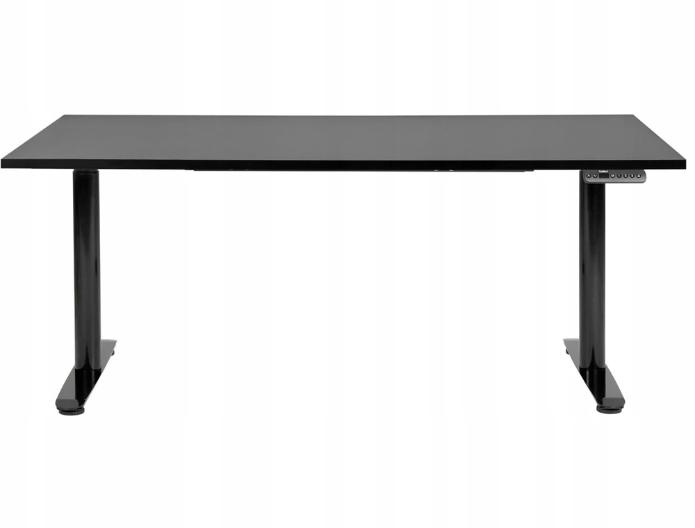 Beliani Elektriškai reguliuojamas stalas DESTINAS, juodas, 160 cm x 72 cm