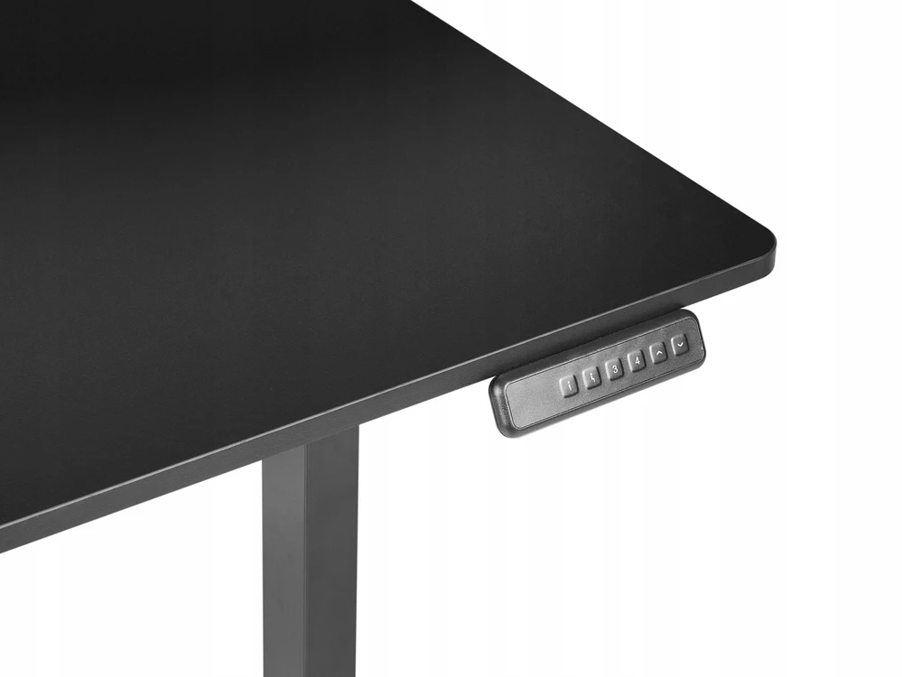 Beliani Elektriškai reguliuojamas stalas TAVARES, juodas, 120 cm x 60 cm