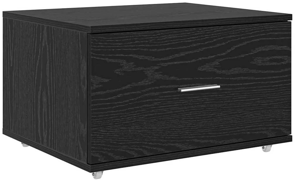 Stalas Juodas ąžuolas Apdirbta mediena 131,5 x 50 x 106,5 cm