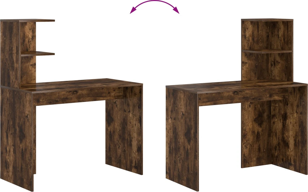 Stalas Rūkyta ąžuolas 102 x 50 x 124 cm Apdirbta mediena
