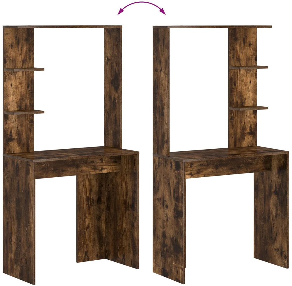 Stalas Rūkyta ąžuolas Apdirbta mediena 78,5 x 37 x 154,5 cm