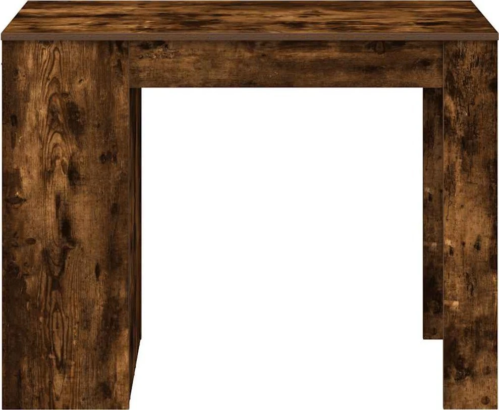 Rašomasis stalas su stalčiumi/lentyna, dūminio, 102x62x77,5cm