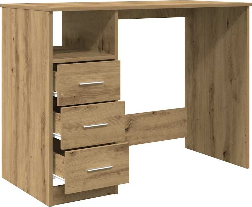 Rašomasis stalas, artisano, 102x50x76cm, apdirbta mediena