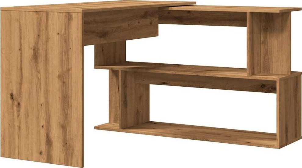 Kampinis rašomasis stalas, artisano, 200,5x50x76cm, mediena