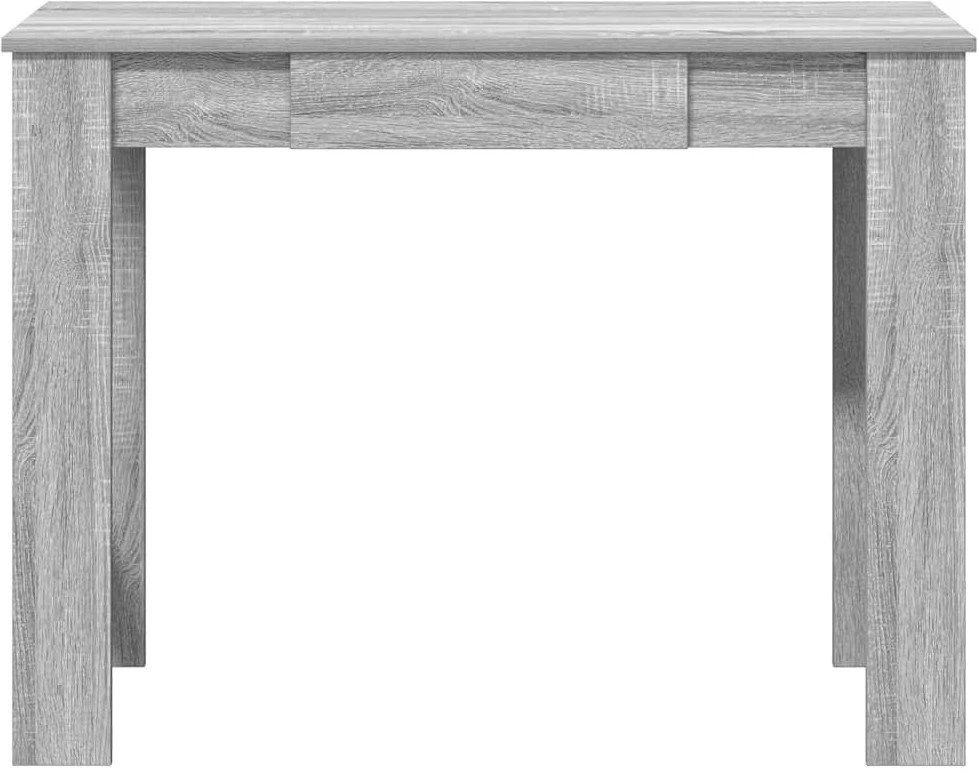 Rašomasis stalas, pilkas ąžuolo, 100x45x75cm, apdirbta mediena