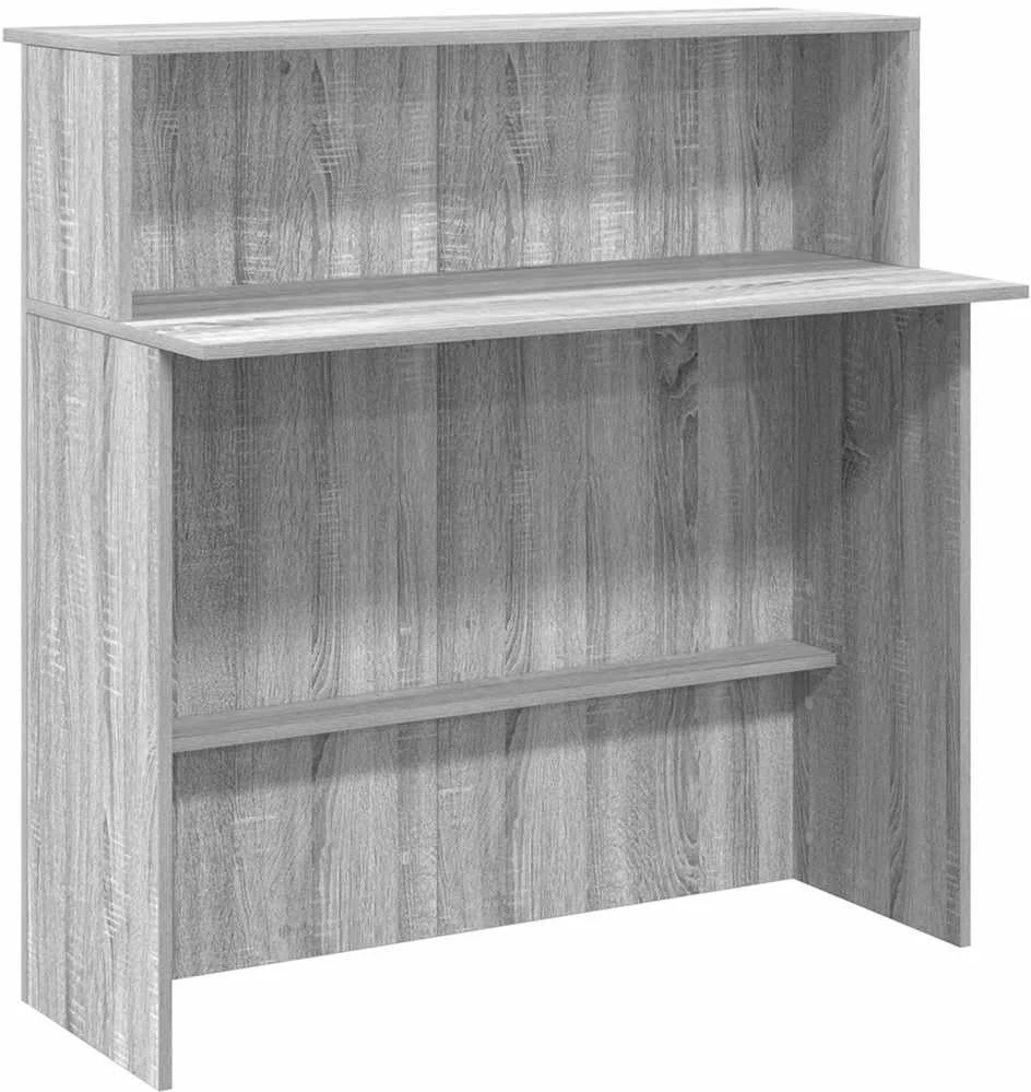 Registratūra, pilkas ąžuolo, 100x50x103,5 cm, apdirbta mediena