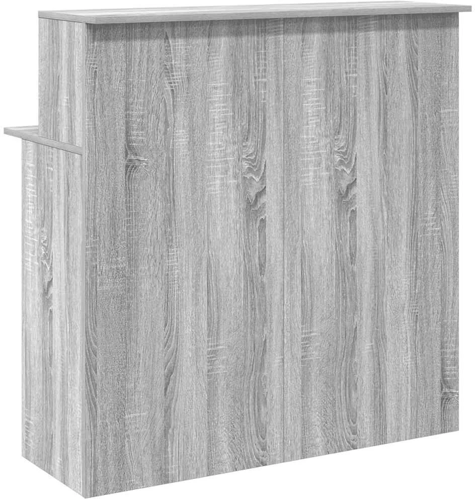 Registratūra, pilkas ąžuolo, 100x50x103,5 cm, apdirbta mediena