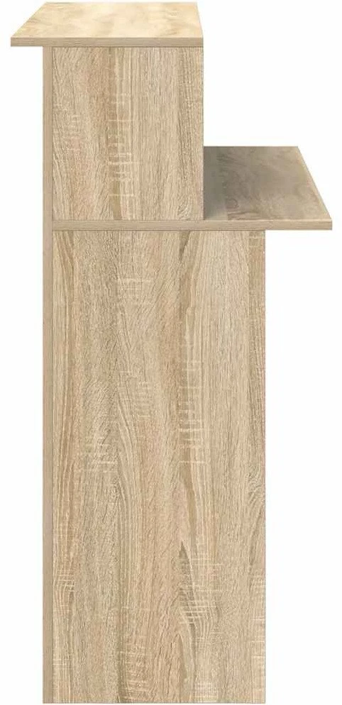 Registratūros stalas, sonoma ąžuolo spalvos, 100x50x103,5 cm, inžinerinė mediena