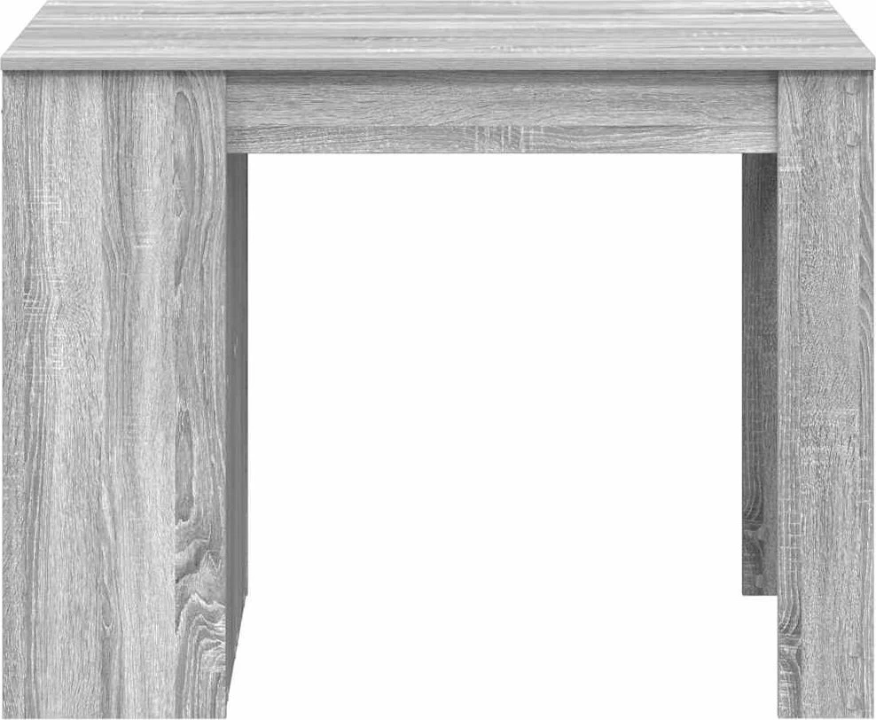 Rašomasis stalas su stalčiumi/lentyna, pilka, 102x62x77,5cm